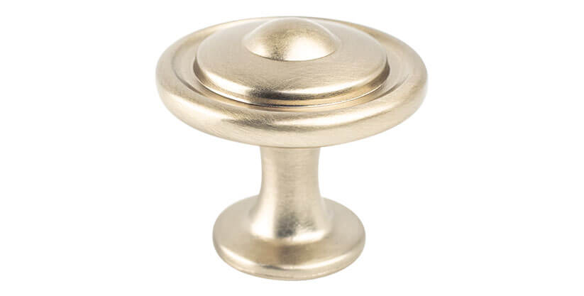 Traditional Advantage Three Brushed Nickel Knob